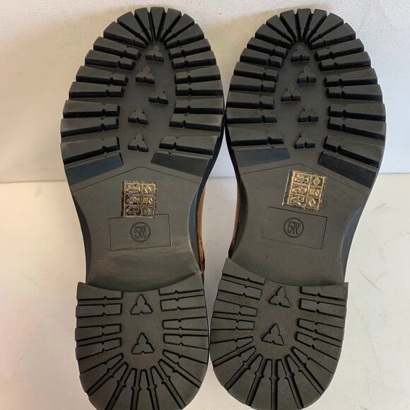 Nwob ASOS Armour chain lace up ankle boots Sz 5 - Picture 7 of 9